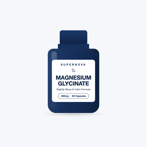 Magnesium Glycinate bottle — placeholder packshot